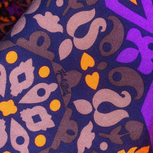 Hale Bob 100% silk retro long-sleeve mini-dress, sz small - Picture 3 of 5